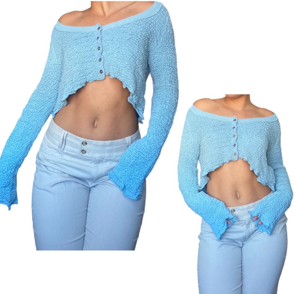Free people super soft cropped sweater